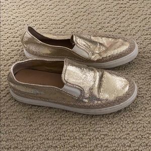 Gianni Bini flat slide on sneakers